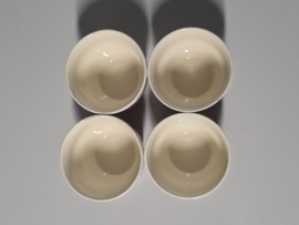 Engels rood English Ironstone Tableware EIT set 4x kopjes zonder oortje