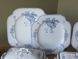 Meibloem Petrus Regout Compleet Eetservies 16 persoons (hoekig model)