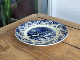 Landschap Blauw Societe Ceramique ontbijtbord 21,5 cm (kerk)