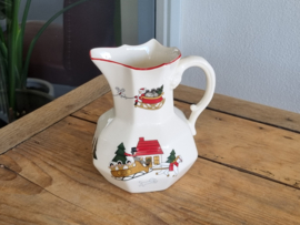 Engels Mason's Christmas Village 1983 Kerstservies Waterkan 1,2 liter