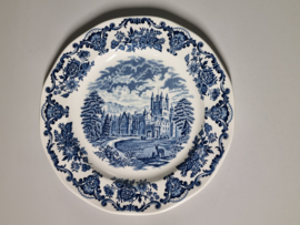 Engels blauw Enoch Wedgwood Royal Homes Of Britain Serveerbord 27,5 cm