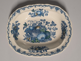 Engels Mason's Fruit Basket hoge ovale schaal 26 cm