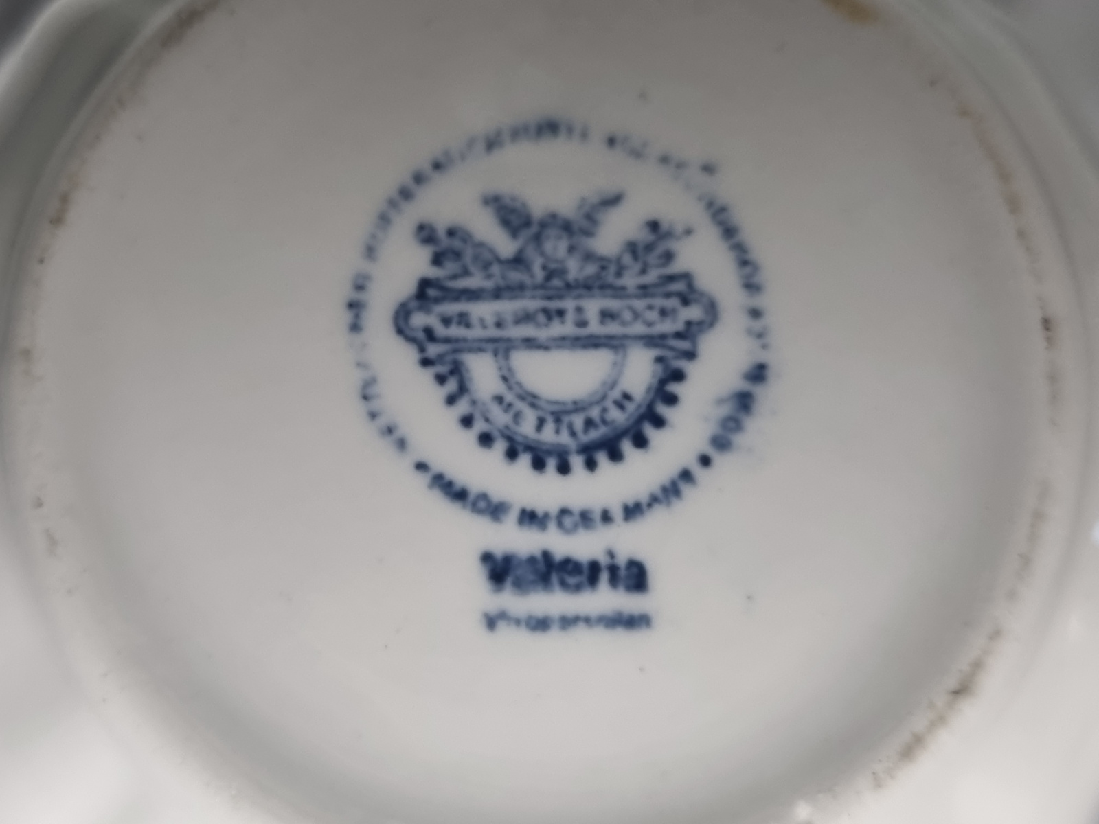 Villeroy en Boch Valeria blauw schenkkannetje roomkannetje (gewone model)