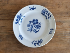 Petrus Regout Bouquet Bleu Ontbijtbordje 21,5 cm