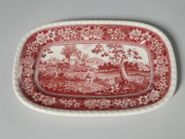 Villeroy en Boch Rusticana rood grote Serveerschaal  37 x 24 cm