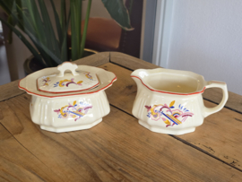 Societe Ceramique  Art Deco print Theestel