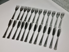 Vis Bestekset Eternum Inox Gembloux Belgium 12 personen 24 delen