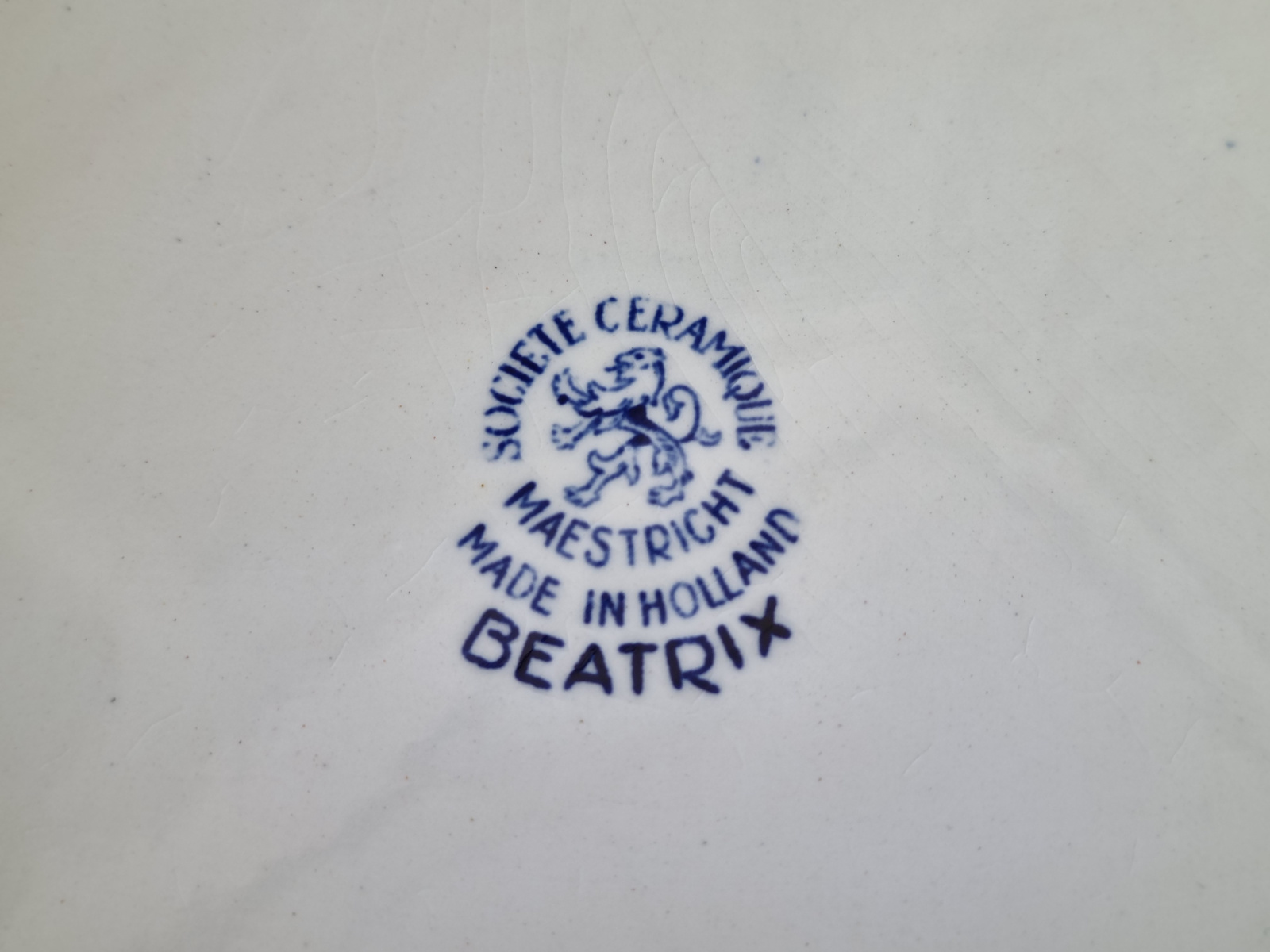 Beatrix Societe Ceramique ovale schaal met brede rand 34,5 cm