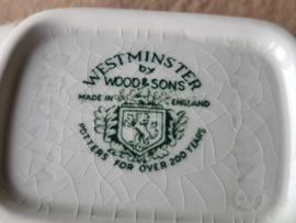 Engels groen Wood & Sons Westminster sauskom