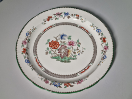 Engels Spode Copeland Chinese Rose groot rond bord 36 cm