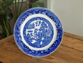 Societe Ceramique decor Willow blauw plat dinerbord 25,5 cm