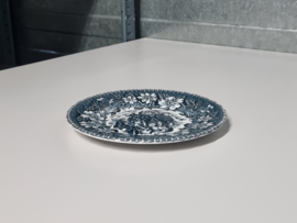 Engels groen/petrol Royal Tudor Ware Coaching Taverns gebaksbordje 15,5 cm