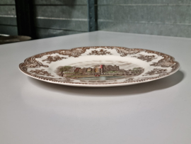 Engels Bruin Old Britain Castles Plat Dinerbord 25 cm