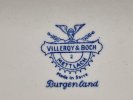 Villleroy en Boch Burgenland blauw Serveerschaal vierkant 19 cm