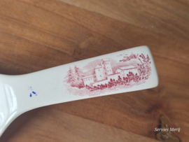 Villeroy en Boch Burgenland rood Taartschep (zeldzaam)