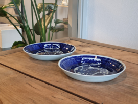 Set 2x Bord met rechtopstaande rand Regout Royal Sphinx Tecla 20 cm