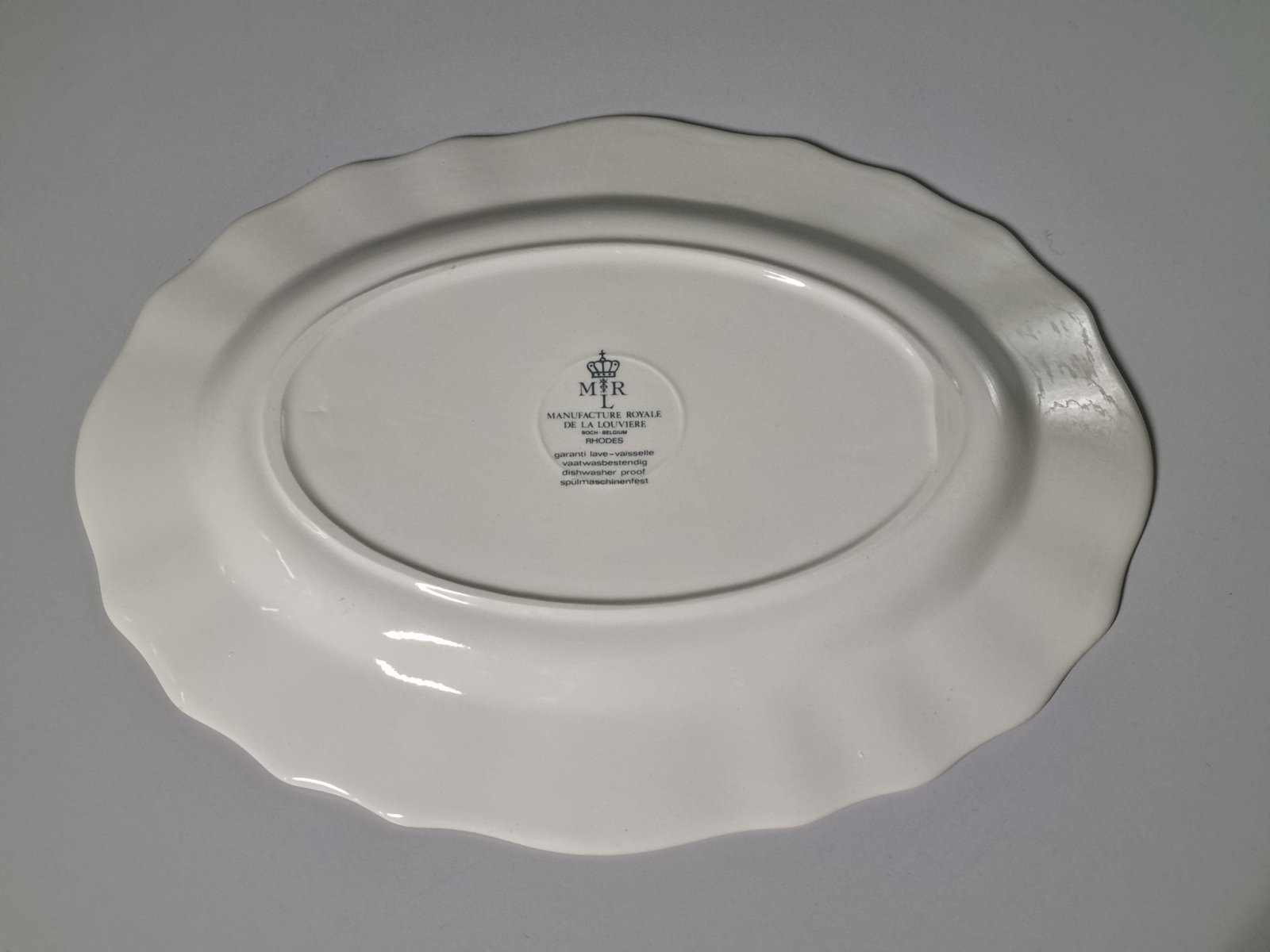 Boch Rhodes ovale schaal 34,5 cm