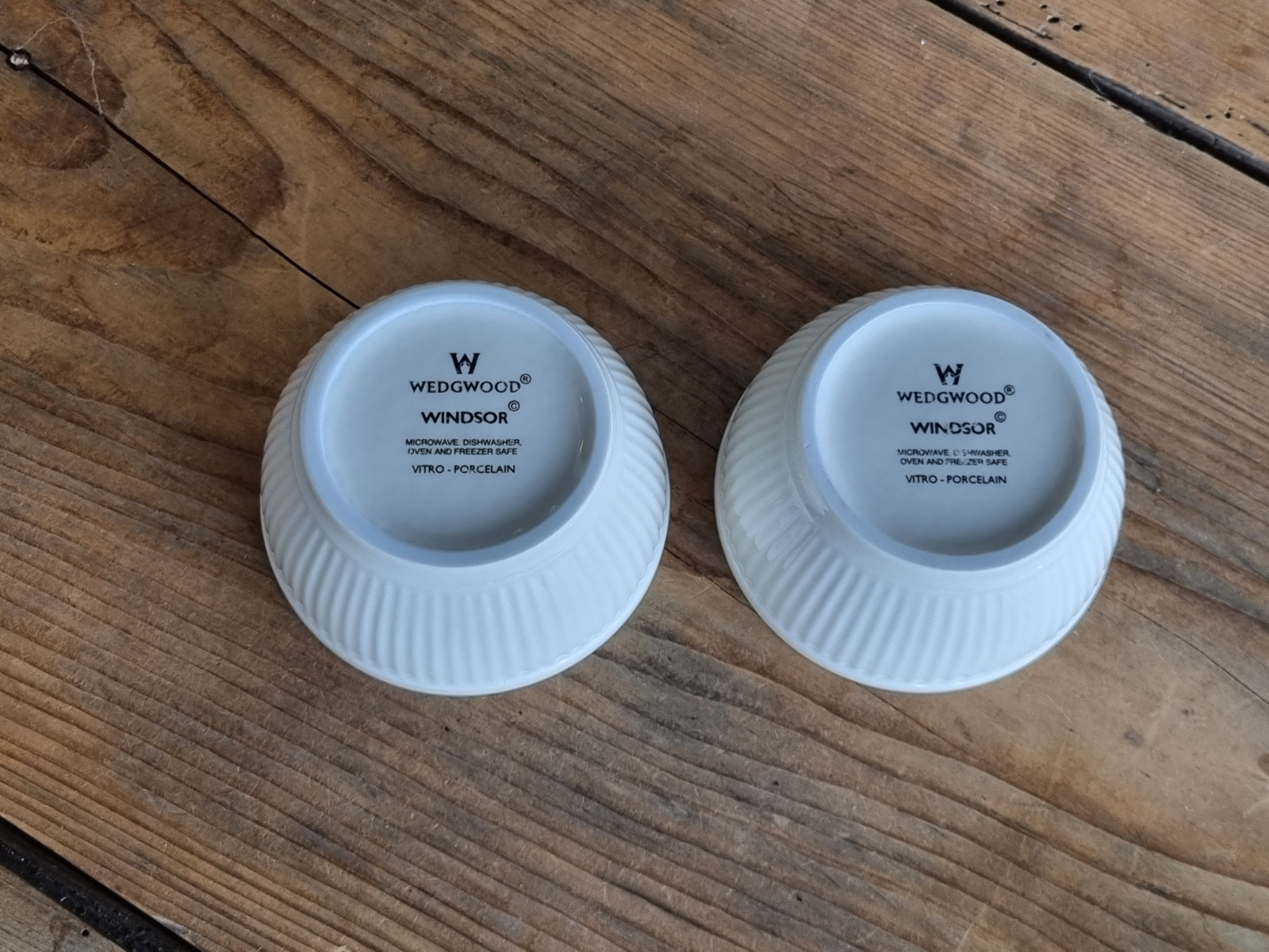 Wedgwood Windsor set 2x Schaaltje 10 cm
