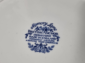 Engels blauw British Anchor Memory Lane Serveerbord Pannekoekenbord 34 cm