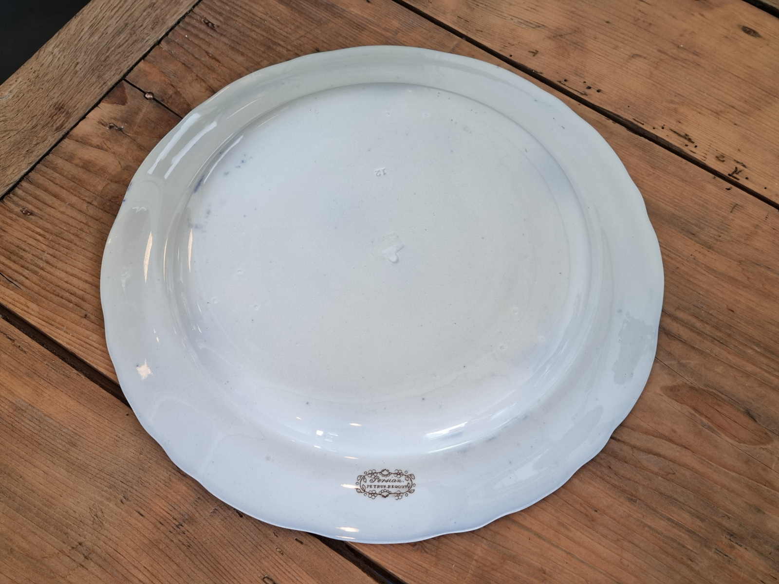 Petrus Regout Wellington decor Persian Serveerbord 33 cm