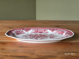Villeroy en Boch Fasan rood Serveerschaal 32 cm