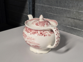 Engels rood Woods Burslem England Seaforth theepot 12 cm