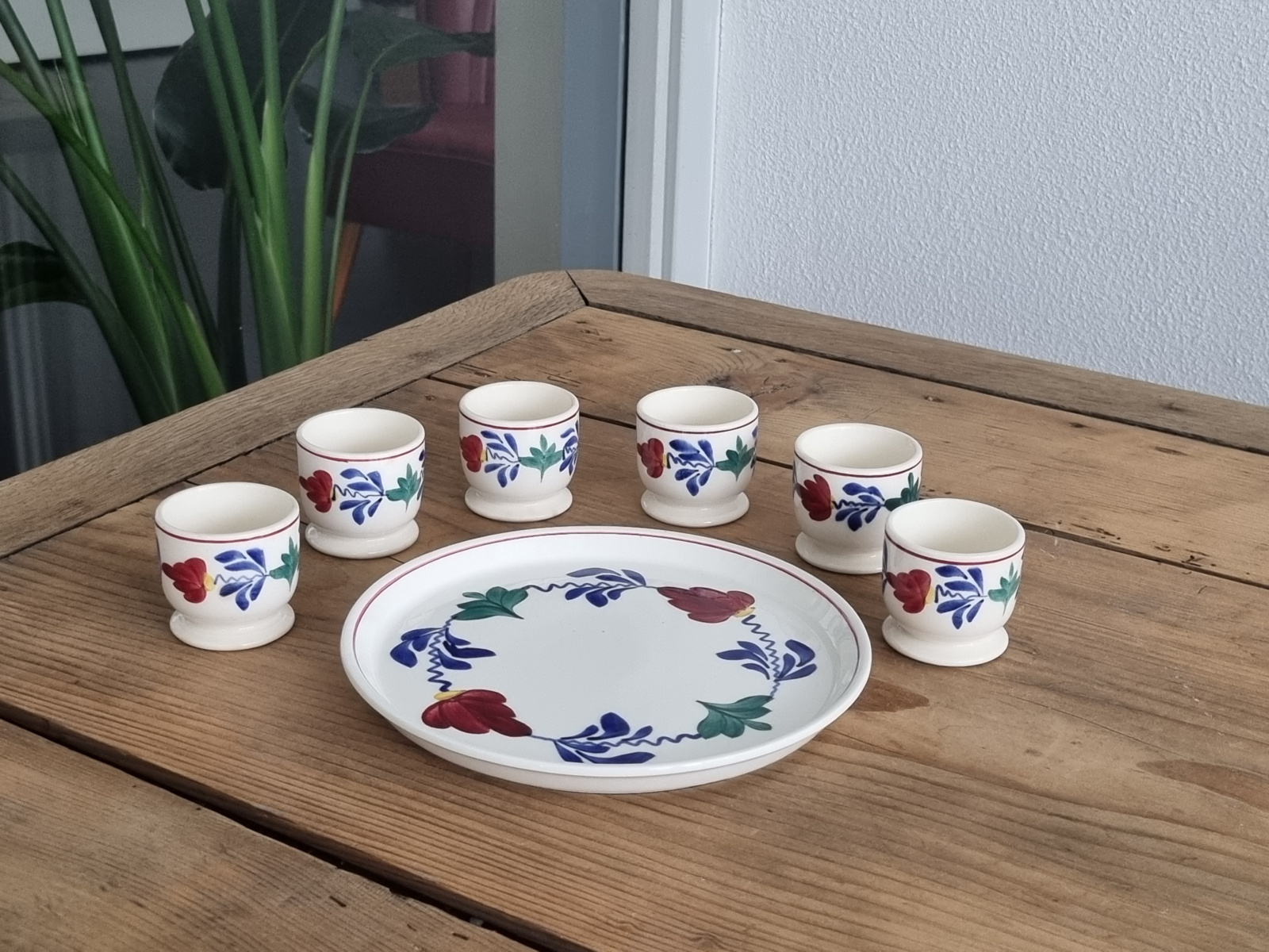 Oud Boerenbont Regout Eierdopsetje