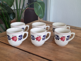 Boerenbont Boch set 6x Beker, Mok met oor
