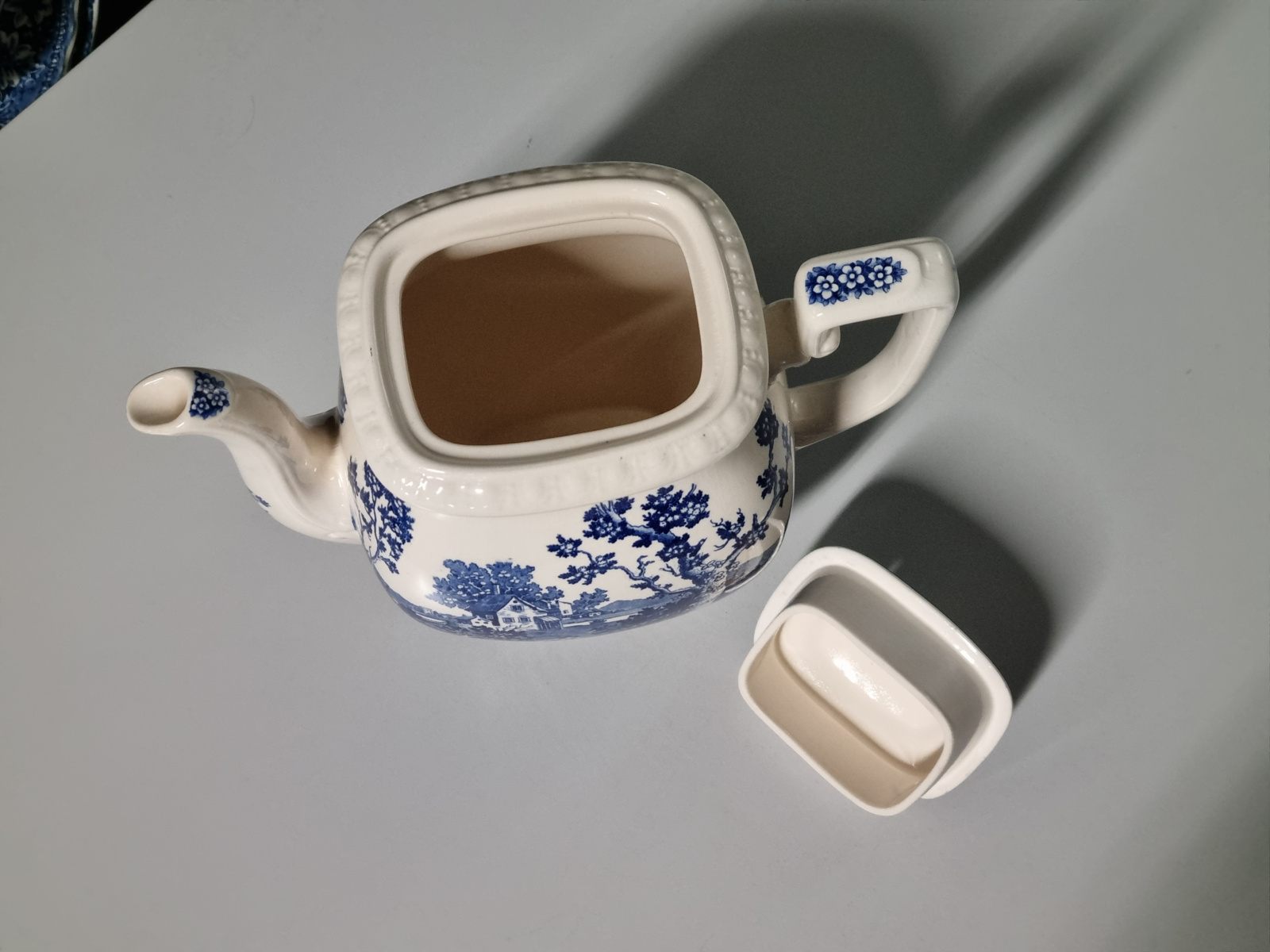 Villeroy en Boch Rusticana blauw Koffiepot Theepot 1,5 liter