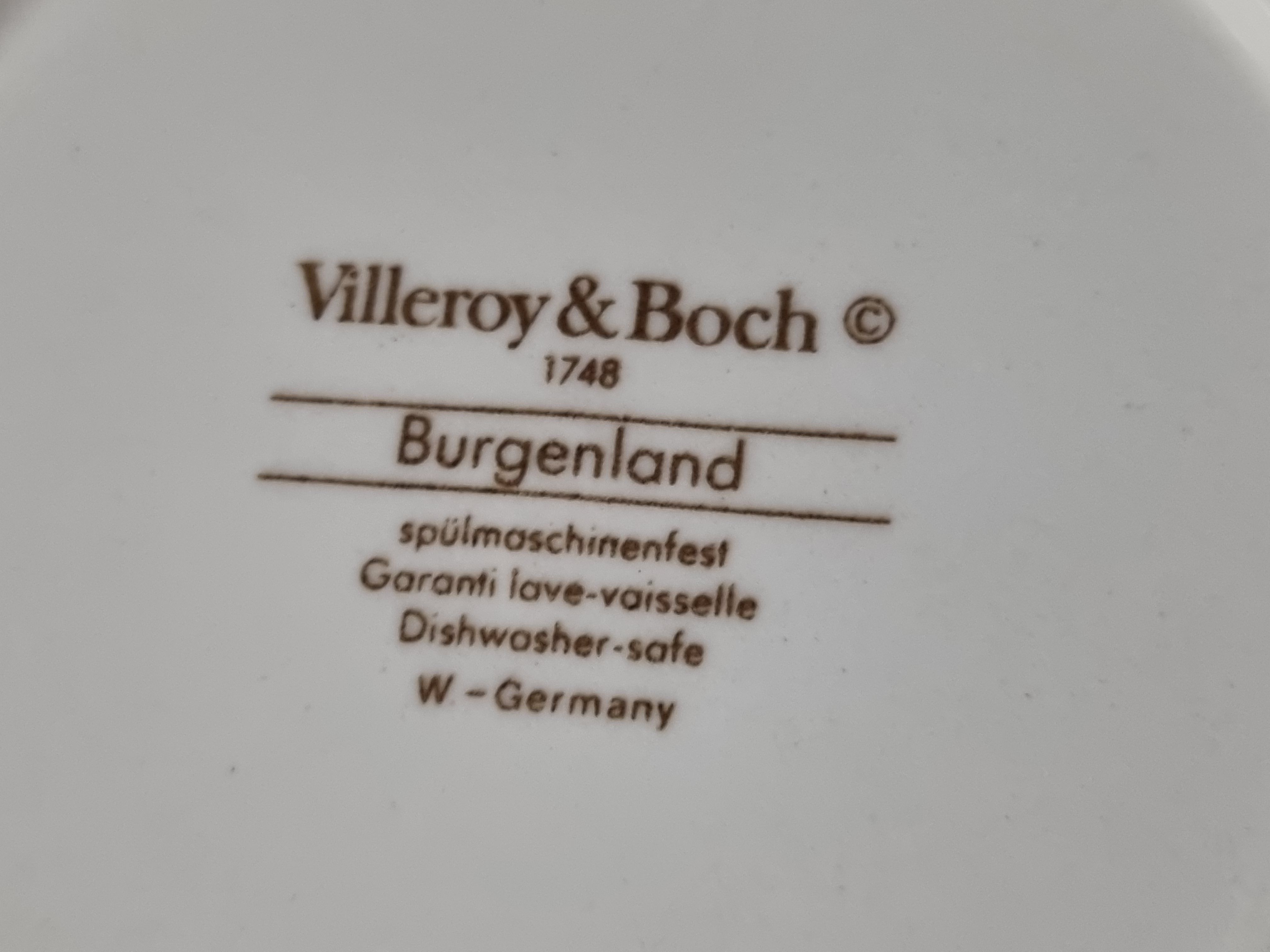 Villeroy en Boch Burgenland blauw ontbijtbordje 19 cm