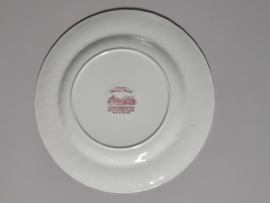 Engels rood Myott Royal Mail plat dinerbord 25 cm