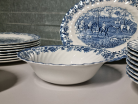 Engels blauw Jachtservies Myott's Country Life Eetservies 8 persoons