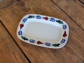 Boerenbont Boch rechthoekige schaal 26 cm