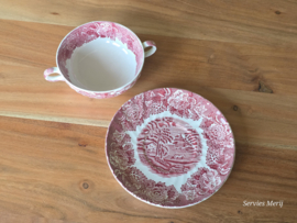 Engels roodWood & Sons Woods Ware English Scenery soepkom met schotel