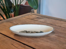 Landschap zwart Societe Ceramique ovaal schaaltje 25 cm (rond model)