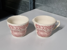 Engels rood Ironstone EIT Ltd England Roomstelletje (wagen)