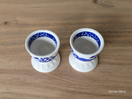 Villeroy en Boch Rusticana blauw set 2x Eierdopje