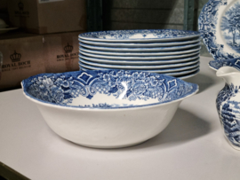 Engels blauw Grindley Homeland serviesset 26 delig
