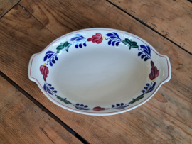 Boerenbont Boch hoge schaal met greepjes 31 cm