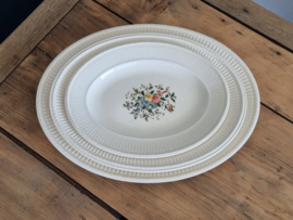 Wedgwood Conway Set 3x ovale Serveerschaal