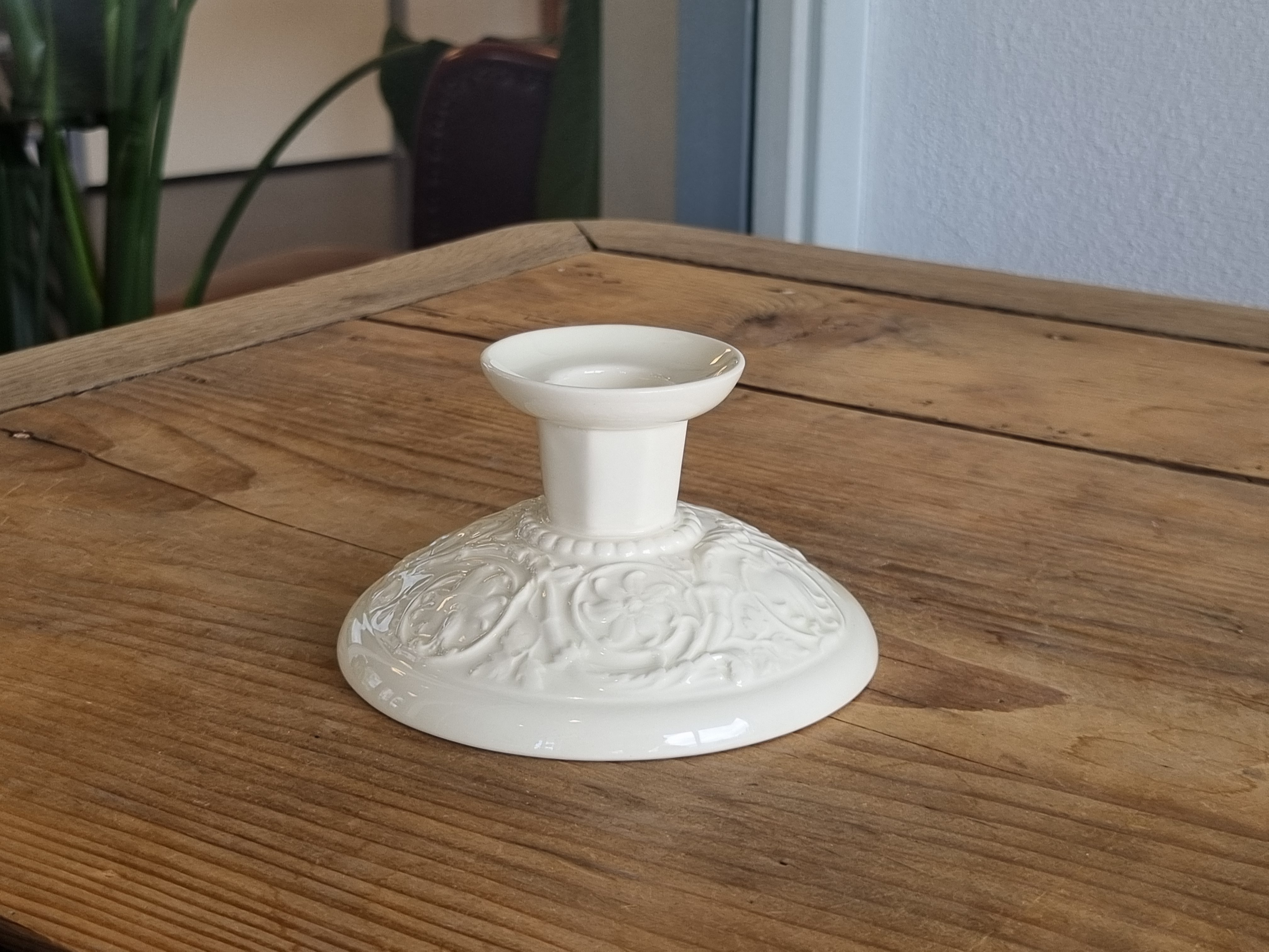 Wedgwood Patrician Kaarsenkandelaar laag model