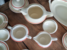 Societe Ceramique Theeservies Art Deco 5-pers.