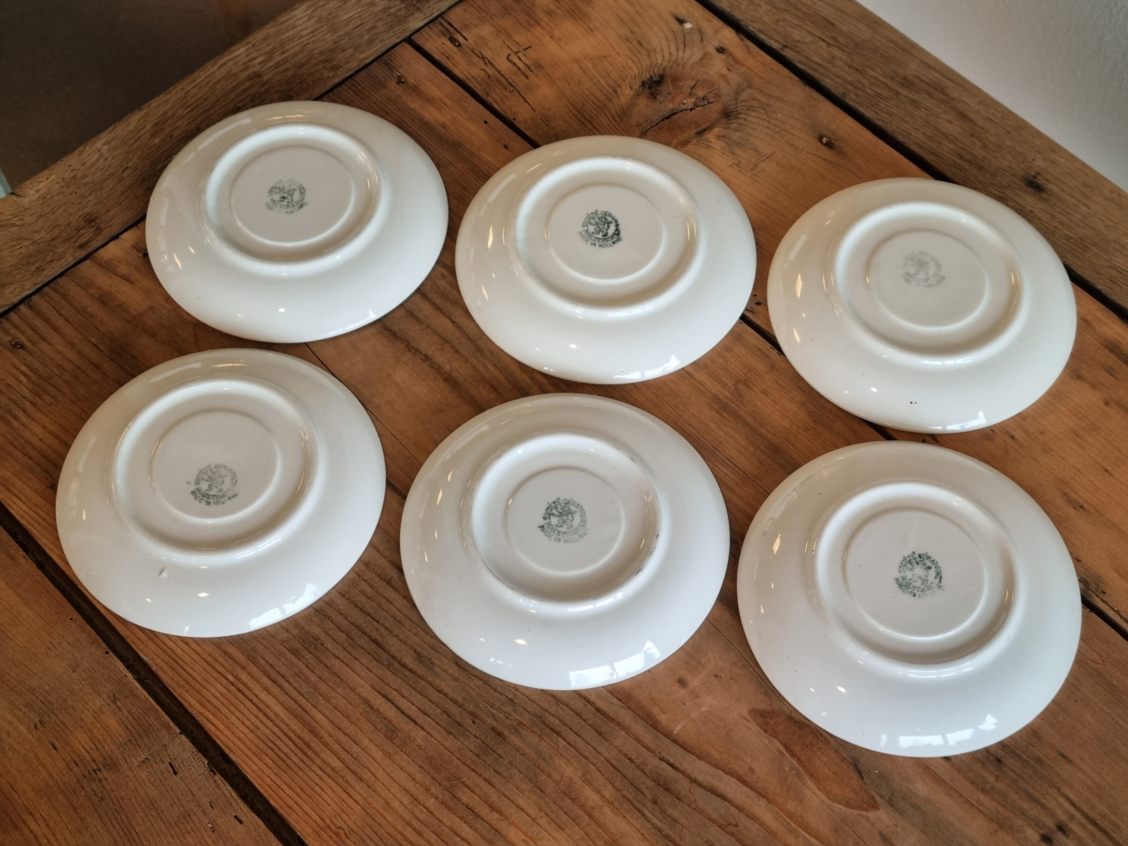 Apart Boerenbont 420 Kamperfoelie Societe Ceramique set 6x Kop en schotel