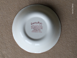 Engels rood Grindley Country Style rond schaaltje 13,5 cm