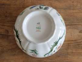 Frans GIEN decor Oiseaux de Paradis rond Schaal 21 cm