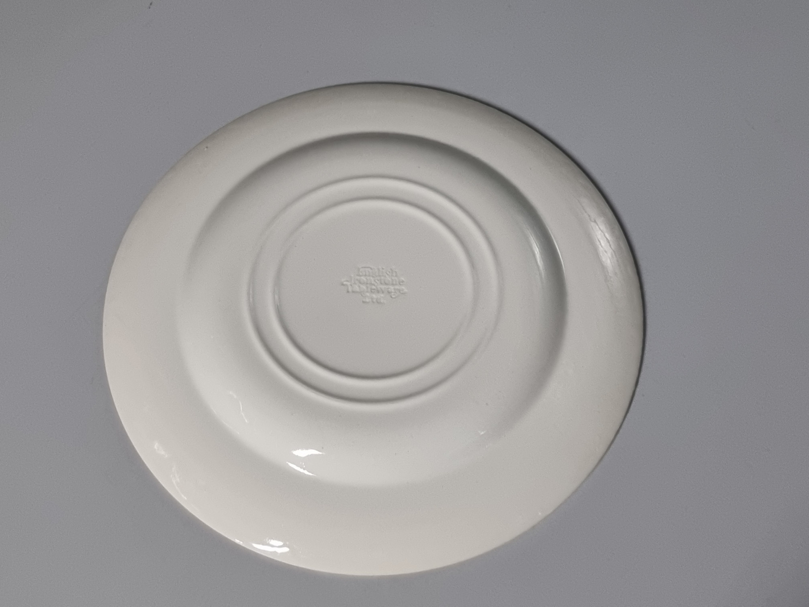 Engels rood Ironstone EIT Ltd England Plat Dinerbord 24,5 cm
