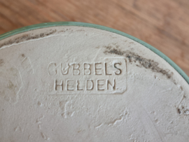 Vintage groen Vaas Bloemenvaas Gubbels Helden