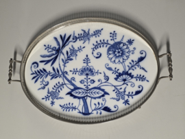 Zwiebelmuster onbekend merk robuust Dienblad op pootjes 48 cm
