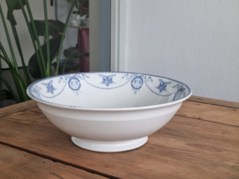 Societe Ceramique Empire blauw Hoge Schaal 28,5 cm