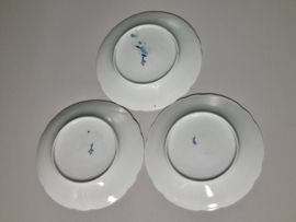 Zwiebelmuster Regout set 3x Bord 20 cm